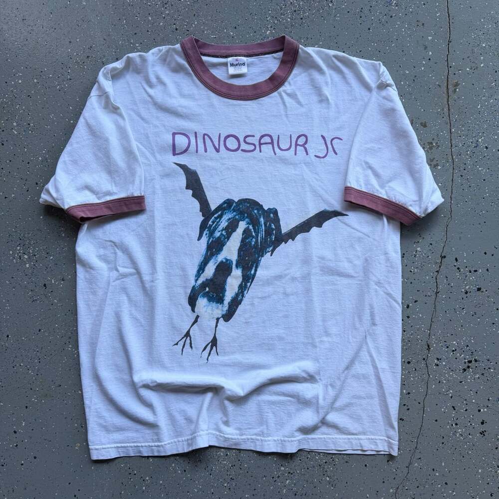 Vintage 1997 Hand It Over- Dinosaur Jr , Back Cover Ringer Tee